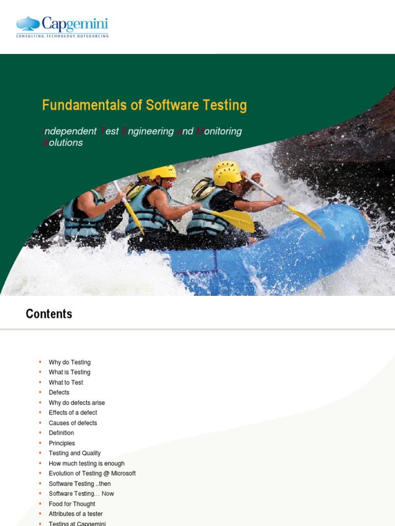 FLP - Fundamentals of Software Testing - 2 | PDF | Software Testing ...