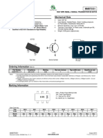 MMBT5551: 160V NPN Small Signal Transistor in Sot23