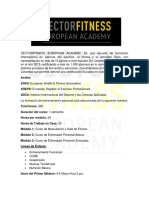 SECTORFITNESS EUROPEAN ACADEMY POPAYÁN