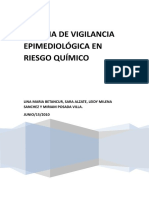 Sistema de Vigilancia Epidimiologica en El Riesgo Quimico