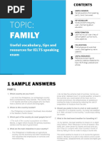 4-Family Topic IELTS Speaking