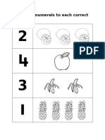 Match The Numerals To The Corrcet Set