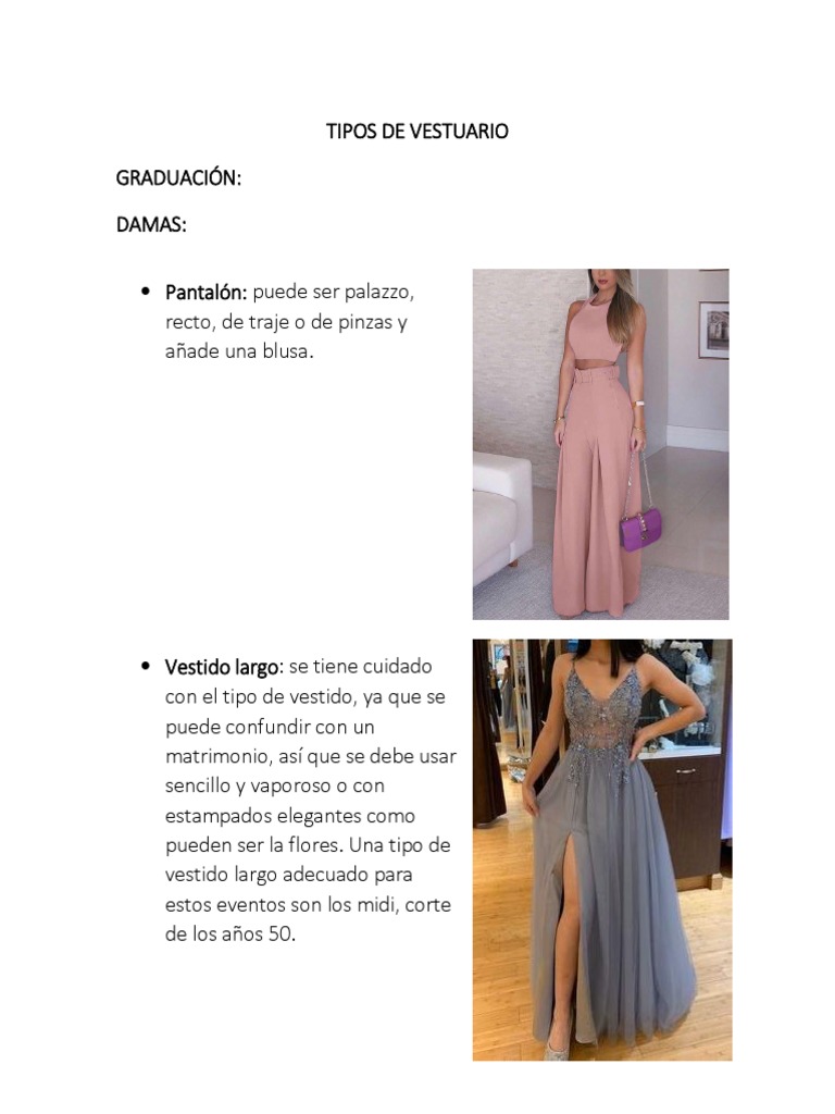 Tipos de Vestuario | PDF | Corbata | Camisa, image size:768x1024