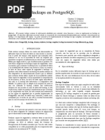 Backups Postgresql