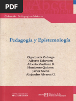 El Pasado Presente de La Pedagogia y La Didáctica