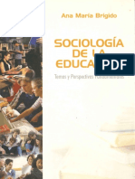 Sociologia de La Educacion