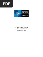 2019 12 02 - Press Review NATO PDF