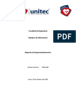 Reporte de Espectrofotometria