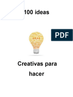 100 Ideas Creativas para Hacer