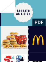 Sabbath As A Sign Final