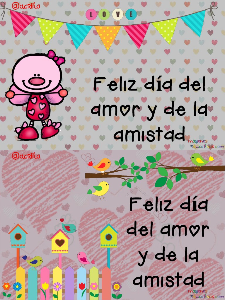 Tarjetas para el Día del Amor y la Amistad | PDF | Cocina, comidas y ...