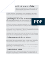 6 Dicas para Dominar o Youtube