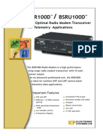 BSR100D BSRU100D: The Optimal Radio Modem Transceiver For Telemetry Applications