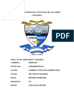 Deber de Procedimiento Civil 1 - Procedimiento Ordinario y Sumario - Gabriela Romero