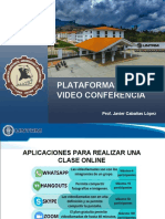 Plataformas Videoconferencia