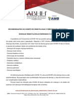 Hemato Benigna Pediatrica Orientações-Abhh Covid19