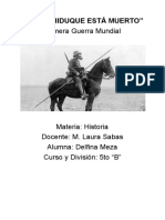 Delfina Meza - PRIMERA GUERRA MUNDIAL-1