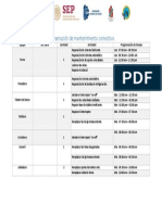 Programación de mantenimiento correctivo