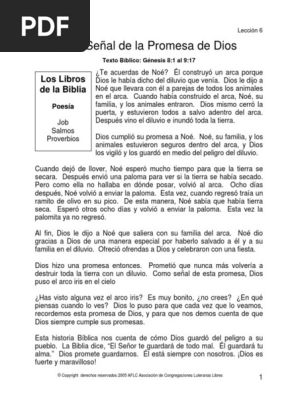 6 Arco Iris Pdf Pdf Arca De Noe Noe