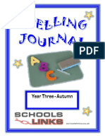 SL Spelling Journal Year 3 A