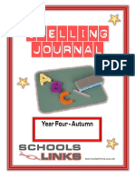 SL Spelling Journal Year 4 A