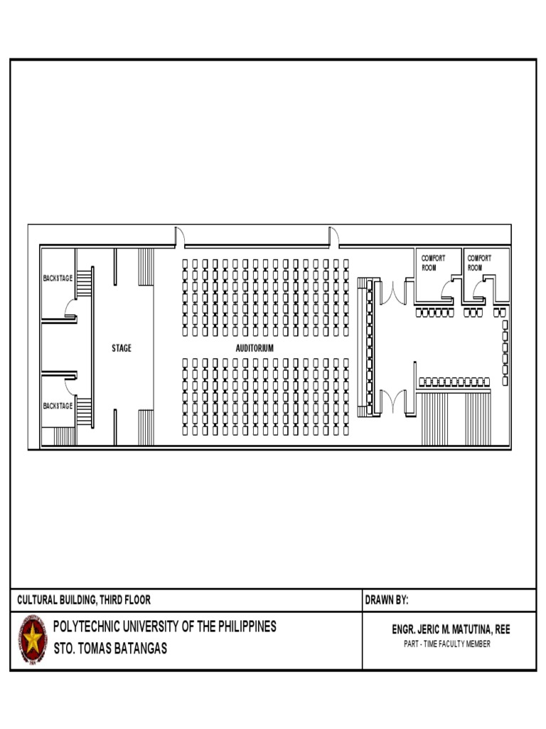 PUP Sto. Tomas Auditorium Layout | PDF