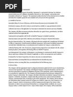 Federal Taxpayer Agreement