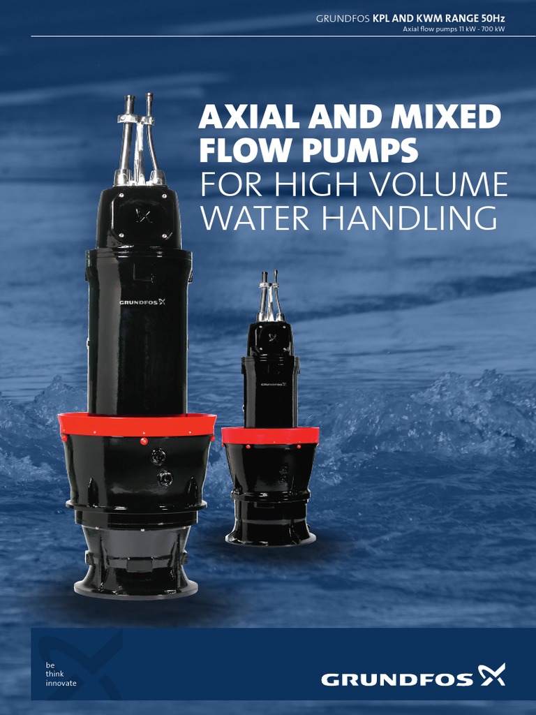 Axial and Mixed Flow Pumps For High Volume Water Handling | PDF | Pump ...