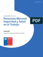 Panorama Mensual Seguridad y Salud en El Trabajo Noviembre 2019.