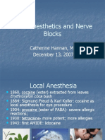 Local Anesthetics and Nerve Blocks Hannan