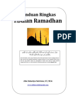 Panduan Ringkas Bulan Ramadhan - Abu Zakariya 1434h