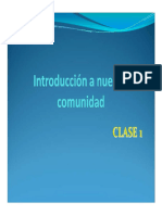 Introduccion Comunidad Clase 1 PDF