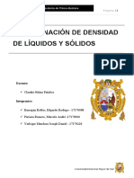 Practica N°3 - Densidad de Líquidos y Sólidos