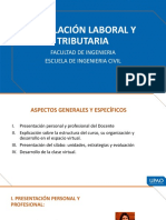 Legislación laboral y tributaria