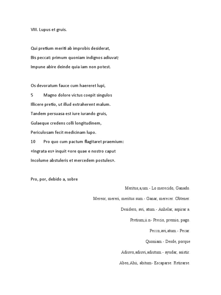 Lupus Et Gruis