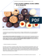 Tres ingredientes, tres recetas_ galletas recién salidas de la despensa - Infobae