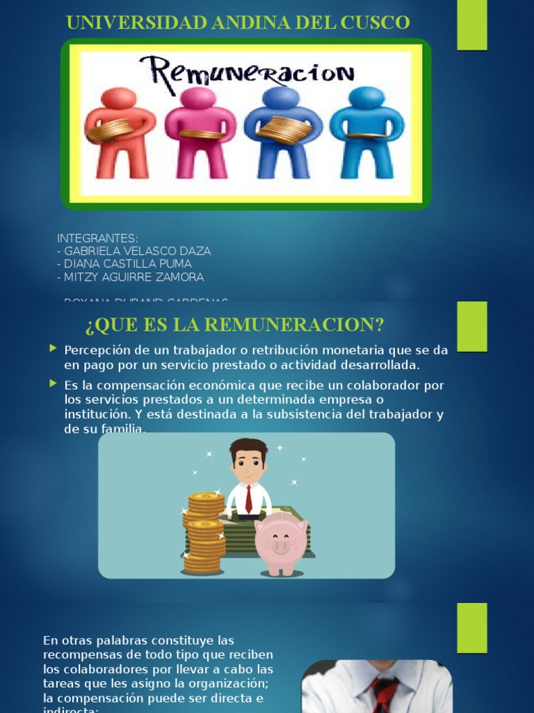 Conceptos de Remuneración Laboral | PDF | Salario | Economias