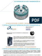 CONTROL AUTOMATICO TEMPERATURA CON LM35 Y TRANSMISOR 4-20 Ma