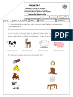 Teste de Geografia 1 - 3 Etapa