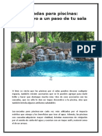 Cascadas para Piscinas