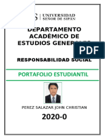 Perez Salazar John Christian - Portafolio Estudiantil