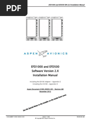 900 001 Am Efd1k 5c Sw2 X Instl Manual Specification Technical Standard Spaceflight Technologies