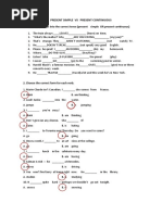 CLASE 3 - EXERCISES Present Simple-Present Continuous