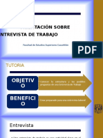 Tema 3 Orientación Sobre Entrevista de Trabajo