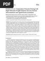 Kinetics of Low Temperature Polyester Dyeing With High Molecular Weight Disperse Dyes by Solvent Microemulsion and Agrosourced Auxiliaries