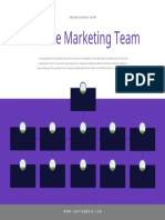 Organisational Chart Shows Marketing Team Structure