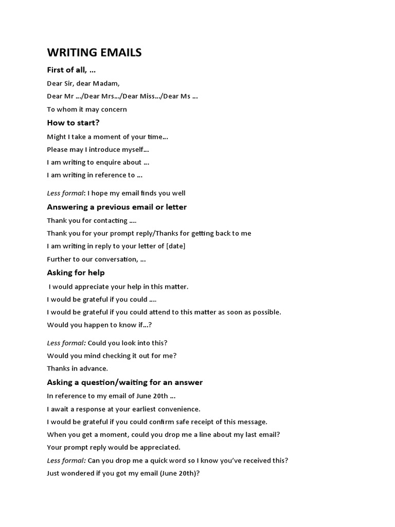 Effective Email Writing Techniques | PDF