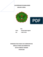 Analisis jurnal KEPERAWATAN MANAJEMEN.pdf