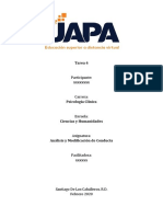 Tarea 4 Análsis y Mod. de Conducta.