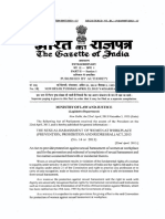 Gazette of India - Sexual Harrassment Act